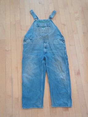 VTG Men's Denim Overalls 46x30